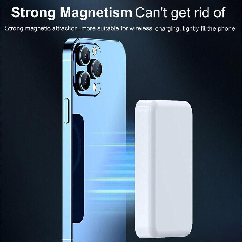 【Presale】5000Mah Magnetic Power Bank, Wireless Portable Charger, Fast Charging Magsafe Battery Pack for Iphone 16/15/14/13/12/Plus/Pro Max, Compact Device